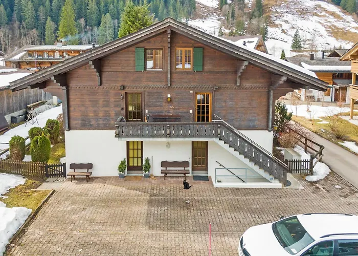 公寓 Chalet-apartment Mit Balkon & Gratis Parkplatz 伦克