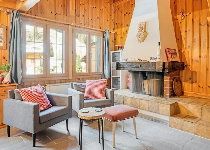 Chalet-apartment Mit Balkon & Gratis Parkplatz 公寓