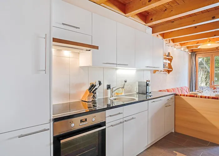 Chalet-apartment Mit Balkon & Gratis Parkplatz 公寓