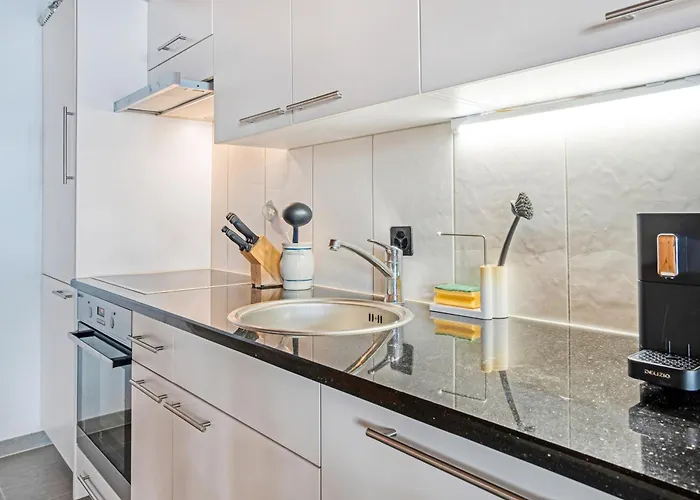 公寓 Chalet-apartment Mit Balkon & Gratis Parkplatz